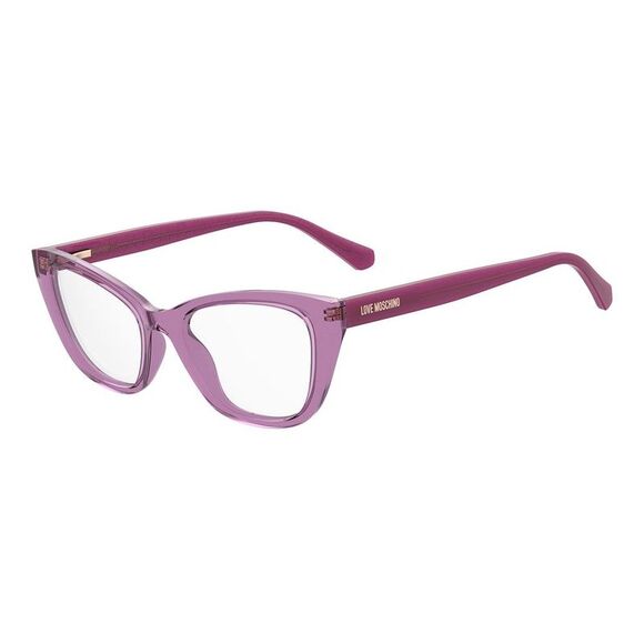 Love Moschino Purple Cellulose Propionate Glasses Women's (Frames)